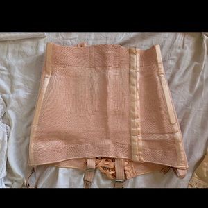 1950 French garter corset skirt